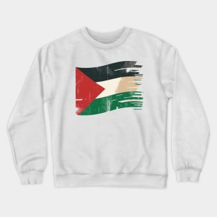 Vintage Palestinian Flag Crewneck Sweatshirt